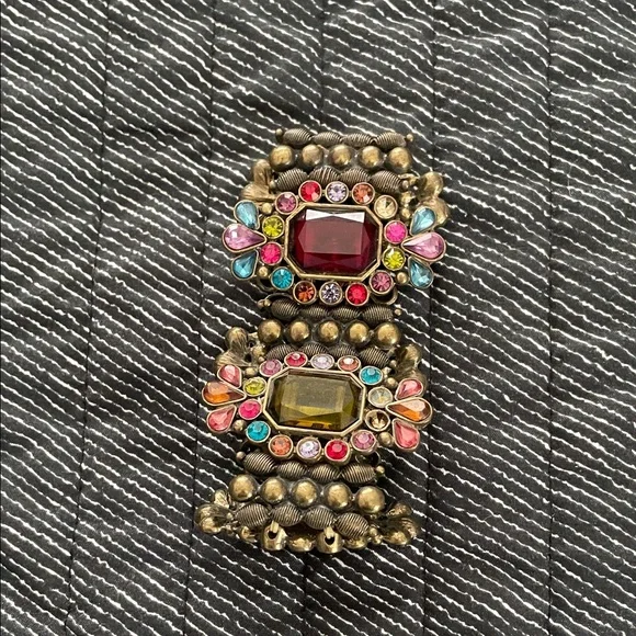 Multicolor Gemstone Bracelet and Ring Set - Picture 8 of 9